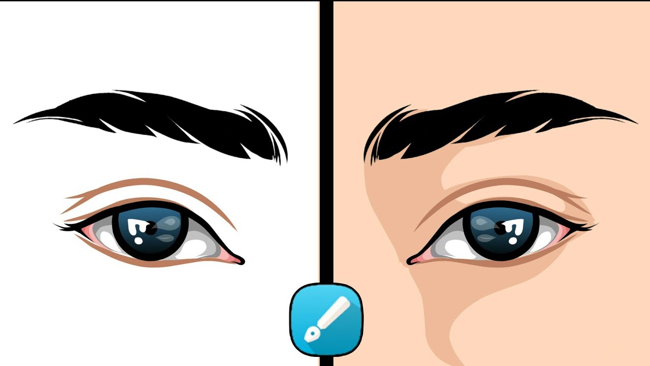 How to Draw Vector Eye | Infinite Design Tutorial