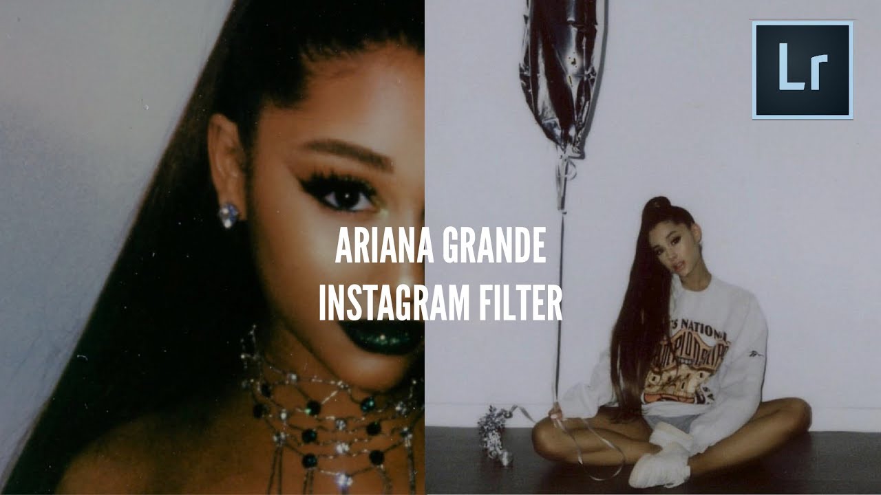 ARIANA GRANDE Polaroid Instagram Filter Mobile Tutorial (@arianagrande) 