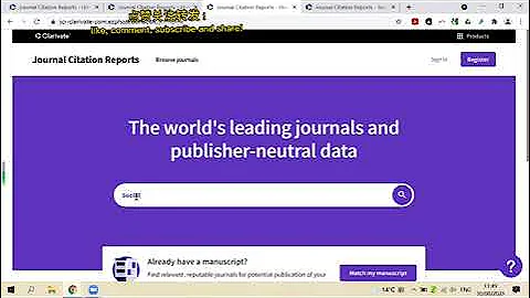 Journal Citation Reports-- guide 4 journals impact factor, indexing& quartile data 查期刊的影响因子SSCI 分区 - 天天要闻