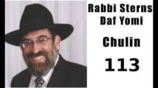 Rabbi Sterns Daf Yomi Chulin 113