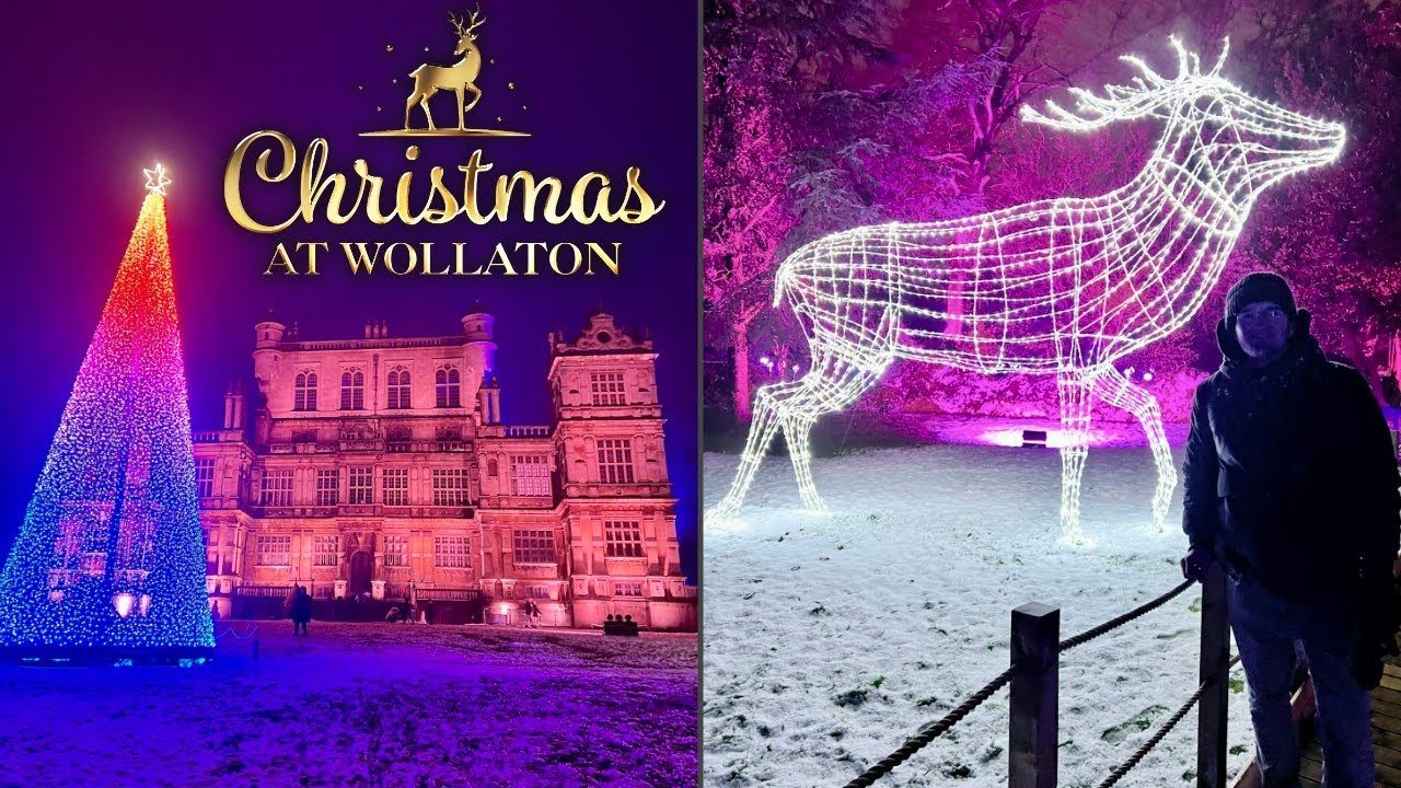 Christmas At Wollaton Hall In Nottingham Magical Festive Light Trail