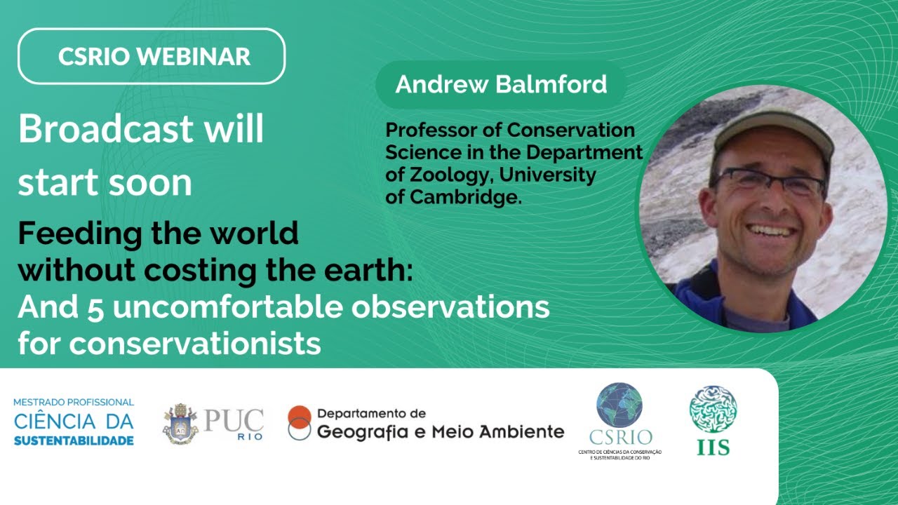 Feeding the world without costing the earth: and 5 uncomfortable observations for conservationists