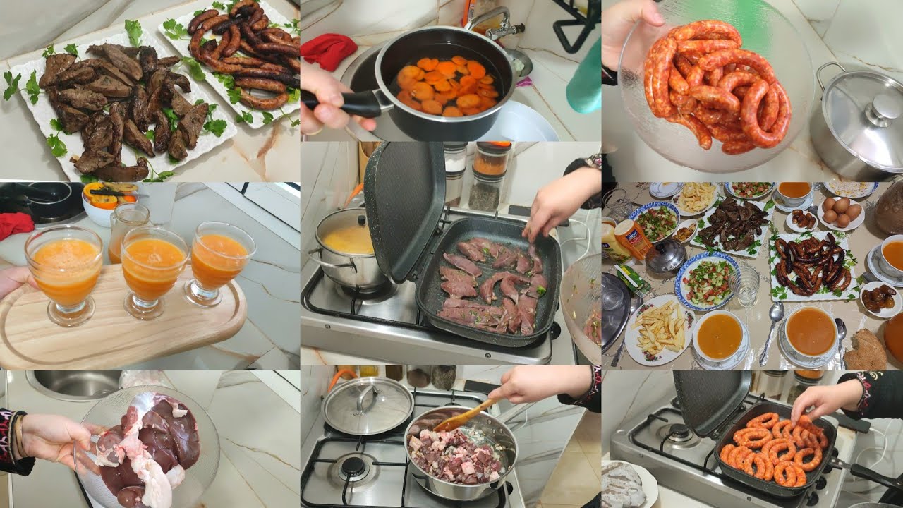 روتين رمضاني 🌙 بديتو بالحداكة والتاويل 😋 فطور عادي عصير خيزو بدون دانون 🍹