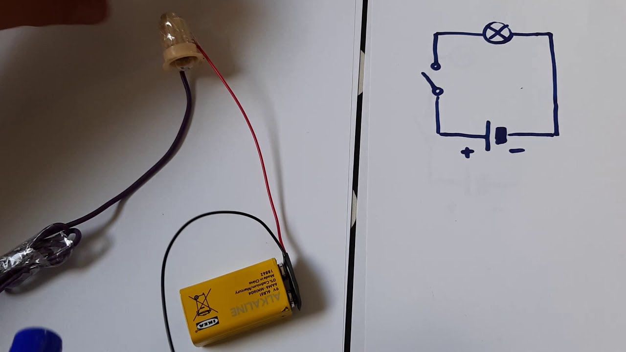 Schéma jednoduchého elektrického obvodu. - YouTube