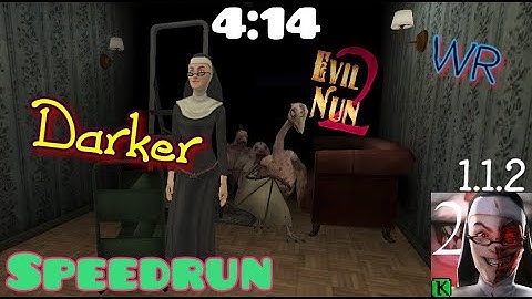 Evil nun 2 - V 1.1.2, World record (4:14), dark mode speedrun