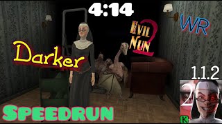 Evil nun 2 - V 1.1.2, World record (4:14), dark mode speedrun