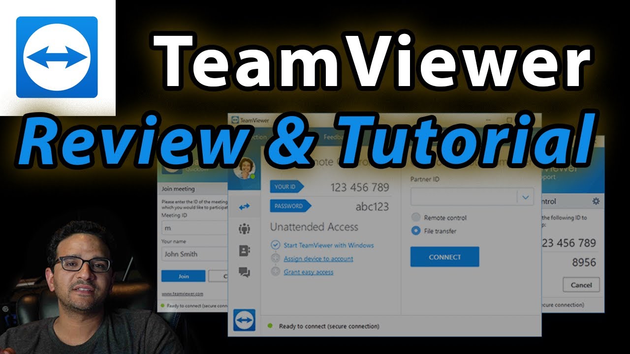 How to use TeamViewer (Remote control for PC or Mac)