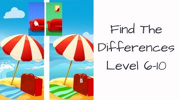 Find The Differences Game Level 6-10 (Android Gameplay)