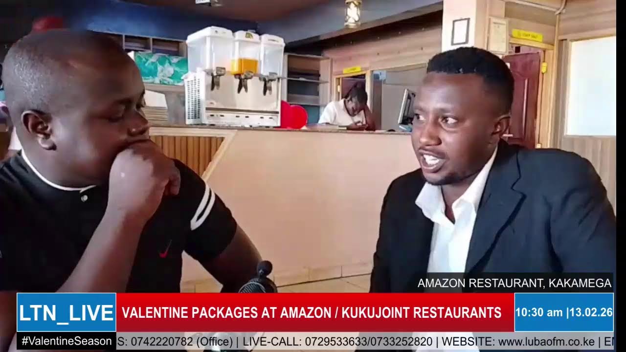 LTN LIVE _ Live outdoor interview from Amazon Restaurant, Kakamega