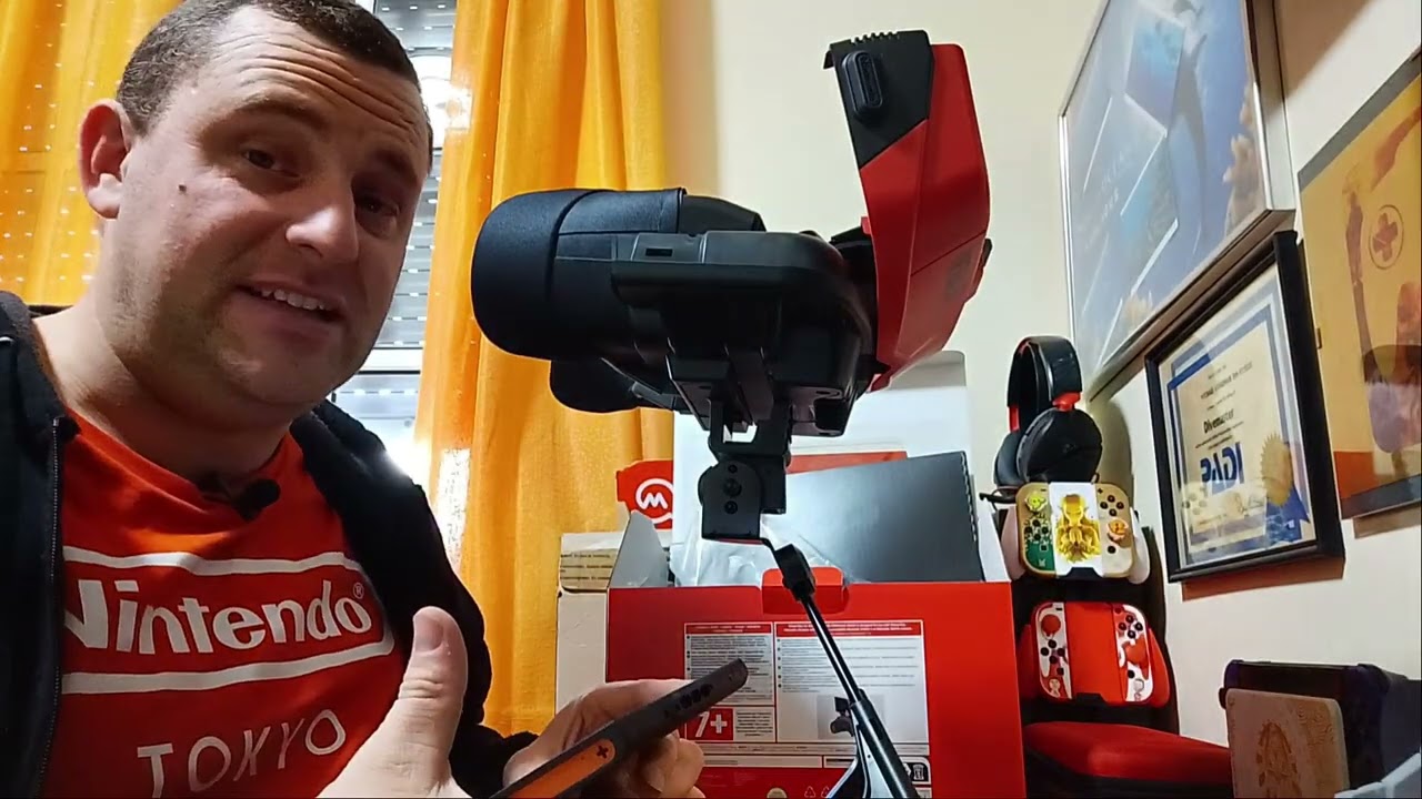 Распаковка аксессуаров Virtual Boy для Nintendo Switch и Nintendo Switch 2.