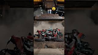 Ultimate Hydraulic Press vs Tractor 🚜💥 | Satisfying Extreme Crush Compilation#hydrolics #tractor