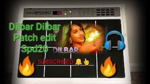 Octapad Spd20 patch Dilbar Dilbar Editing
