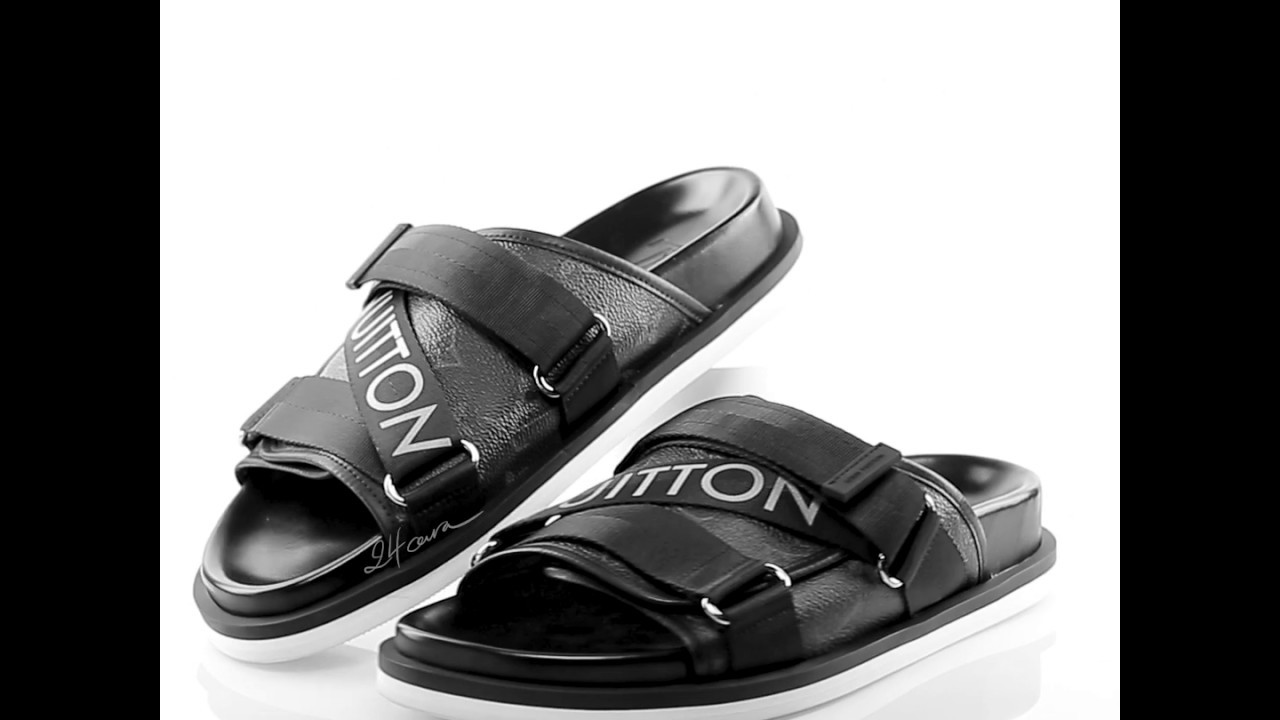 LOUIS VUITTON HONOLULU MULE SANDAL - YouTube