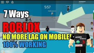 HOW TO REMOVE LAG FROM ROBLOX ON ANDROID || PART 3 || 7 WAYS || 100% WORKING