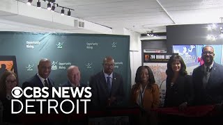 Detroit celebrating ribbon cutting of 200th Motor City Match business