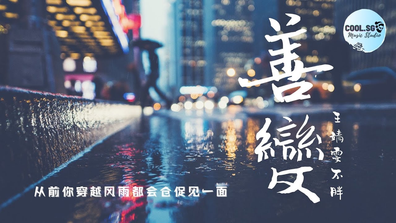王靖雯不胖 善變 从前你穿越风雨都会仓促见一面 無損音質 動態歌詞lyrics Youtube