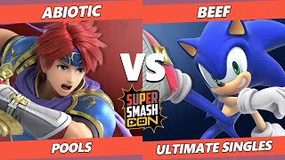 SSC Fall Fest  - Abiotic (Roy) Vs. Beef (Sonic) SSBU Ultimate Tournament