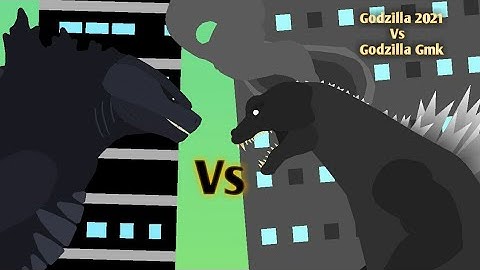 Godzilla 2021 vs Godzilla Gmk (2001) | Stick Nodes