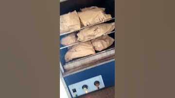 Dry matter content continuation: Oven drying the samples at 85 degress Celsius for 72 hours.