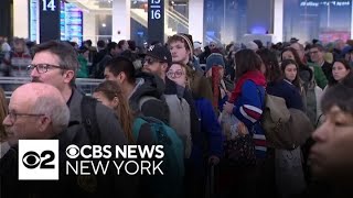 Holiday travel troubles plague people trying to get into and out of the Tri-State Area