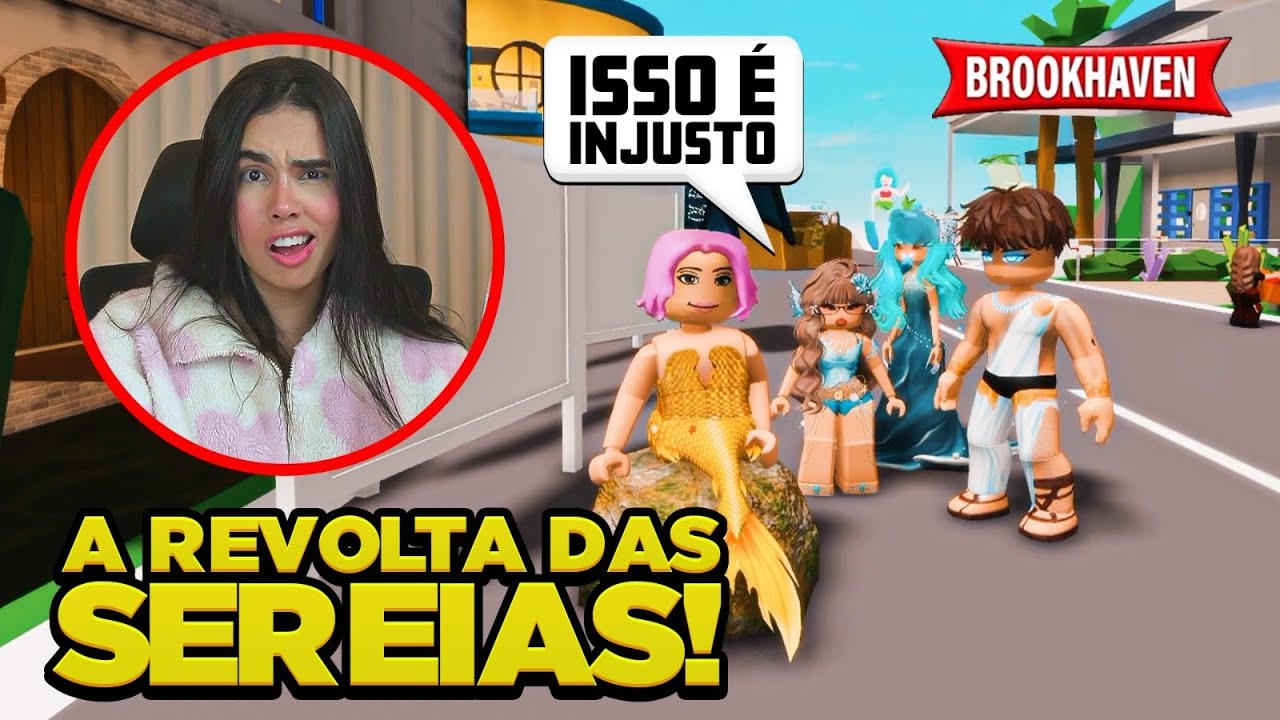 FINGINDO SER A RAINHA DAS SEREIAS EM BROOKHAVEN