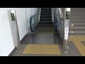 【エスカレーター】JR松任駅　自由通路エスカレーター昇り