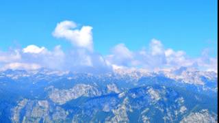 Mountain clouds background