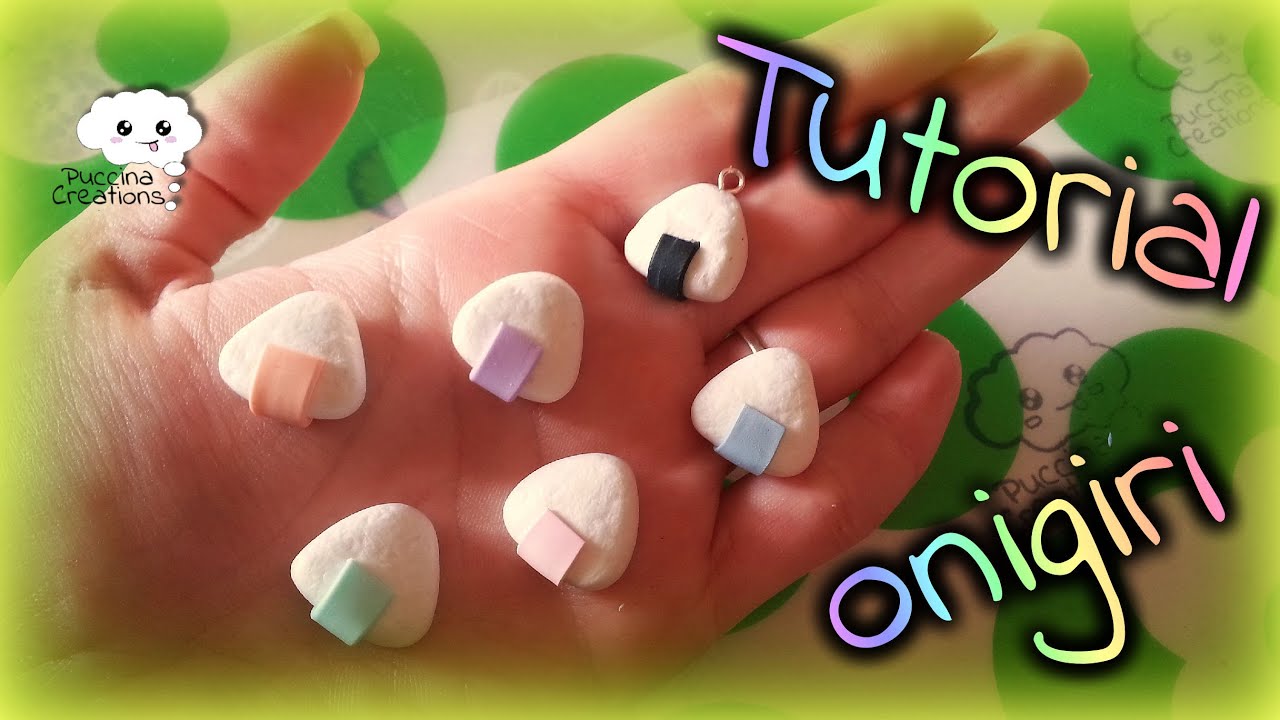 DIY Tutorial Onigiri (Fimo/Polymer Clay) | PuccinaCreations 