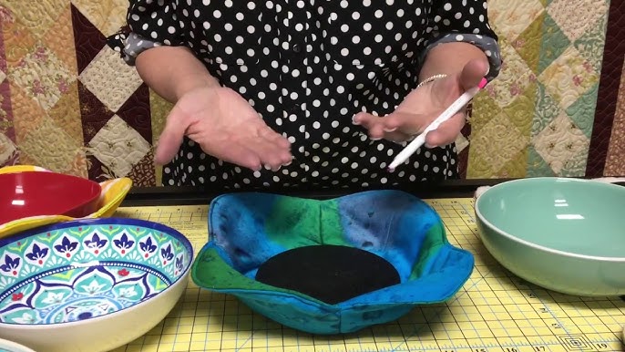 🧵 🍲 DIY Bowl Cozy tutorial - 20 minute sewing project for beginners 