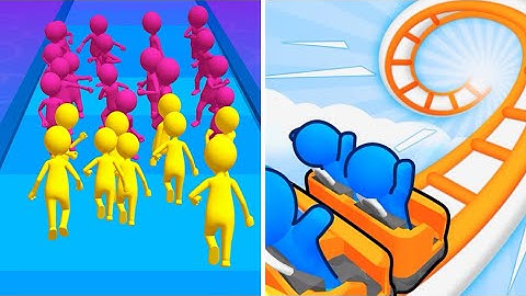 Join Clash 3d Vs Runner Coster 🧿🧿Big Android iOS Tiktok Gameplay DD4H