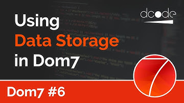 Dom7 Tutorial #6 - Data Storage