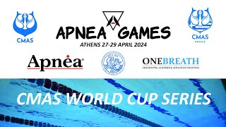 We went at the CMAS World Cup Apnea Games 2024 in Athens!