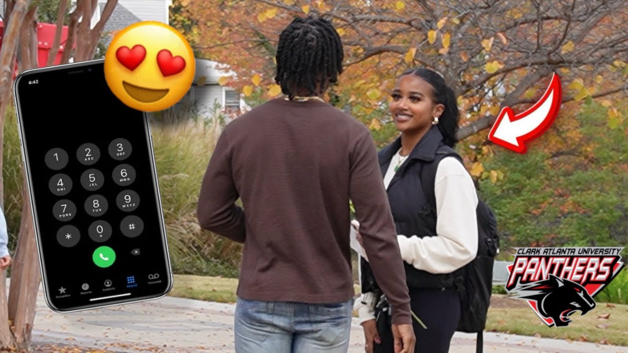 Rizzing Up Cute Girls At Clark Atlanta !