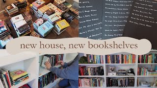 Setting up the Bookshelves in My New House!