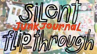 No Talking Junk Journal Flip Through - ASMR