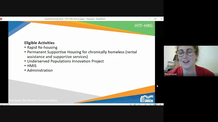 Housing Trust Fund - Homeless Reduction Grant How-...