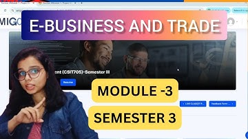 Module-3  Answer Key 🔥| E-Business And Trade | Amity online MBA Sem3 2025
