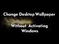 Change desktop wallpaper without activating windows
