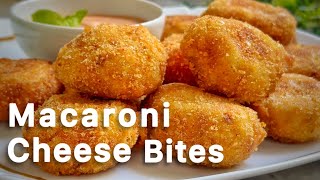 Macaroni & Cheese Bites | Party Snack | Kids Snack | Mac n Cheese