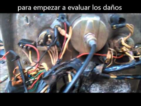 Sistema de luces de un tractor
