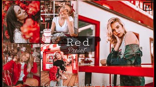 Red Preset | Free Lightroom Mobile Tutorial 2020 | Free DNG screenshot 1