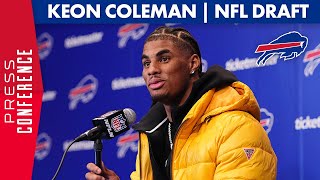 Keon Coleman Excited To Play With Josh Allen | Buffalo Bills | 2024 NFL Draft