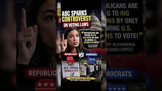 AOC Sparks Controversy on Voting Laws 🇺🇸 | Republicans vs Democrats Debate Explained