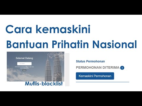 Cara kemaskini Bantuan Prihatin Nasional (BPN)