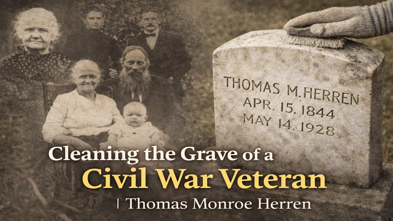 Уборка могил ветерана Гражданской войны на стороне Союза | История Озаркс