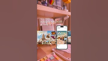 how i make scrapbook posts on instagram 🔖✨