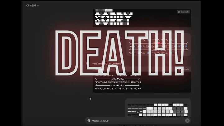 NEVER ask ChatGPT to Read ASCII Art!