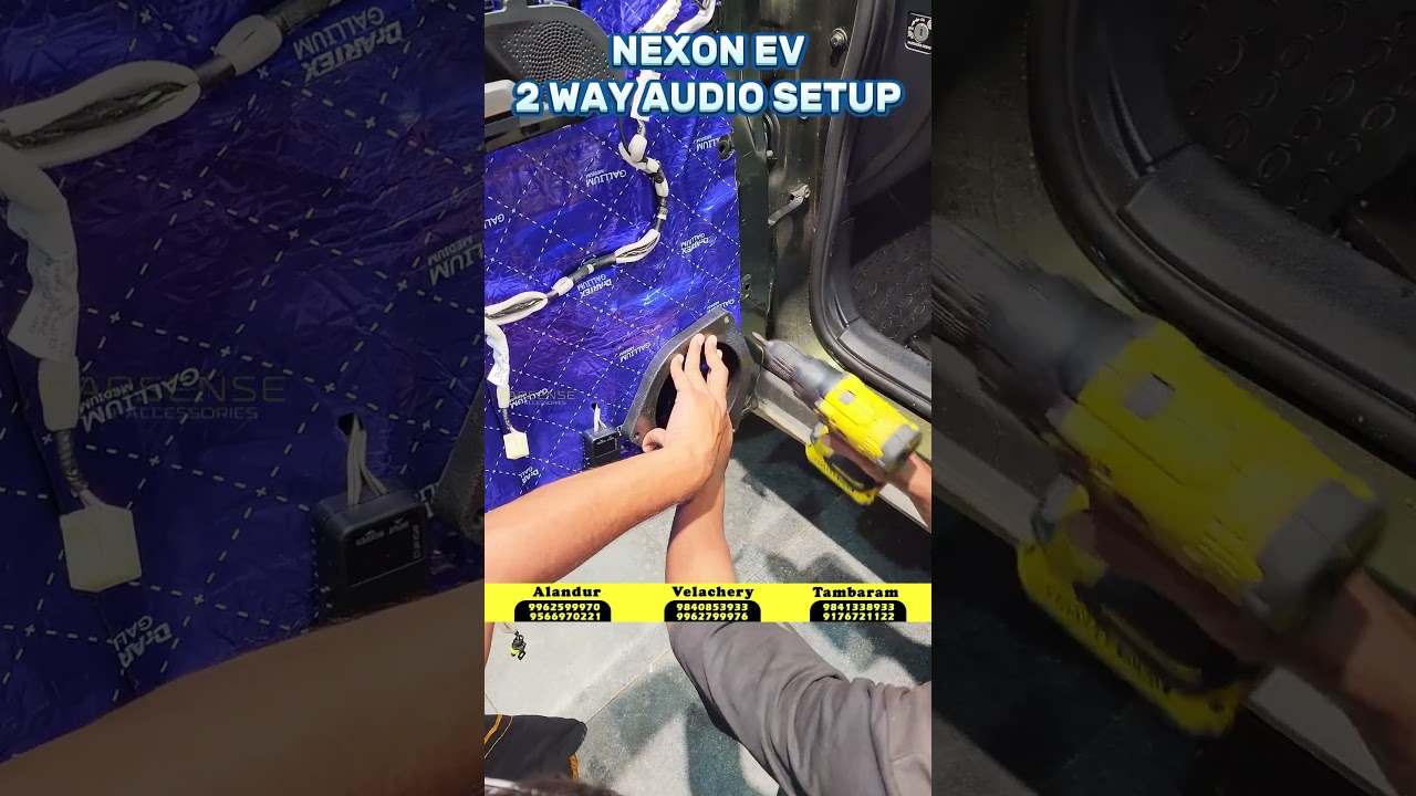Tata Nexon EV 2 Way Audio Setup | Car Audio Specialist | Car Accessories in Chennai 