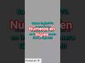 Aprende los números del 1 al 7 en inglés #aprender #inglesencasa #estudiantes #viral #ingles #reels