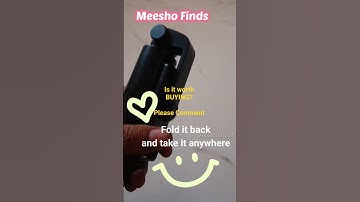 Selfie Stick how to use|Tripod stand for mobile #meesho #unboxing #review #shorts #viralshorts #reel